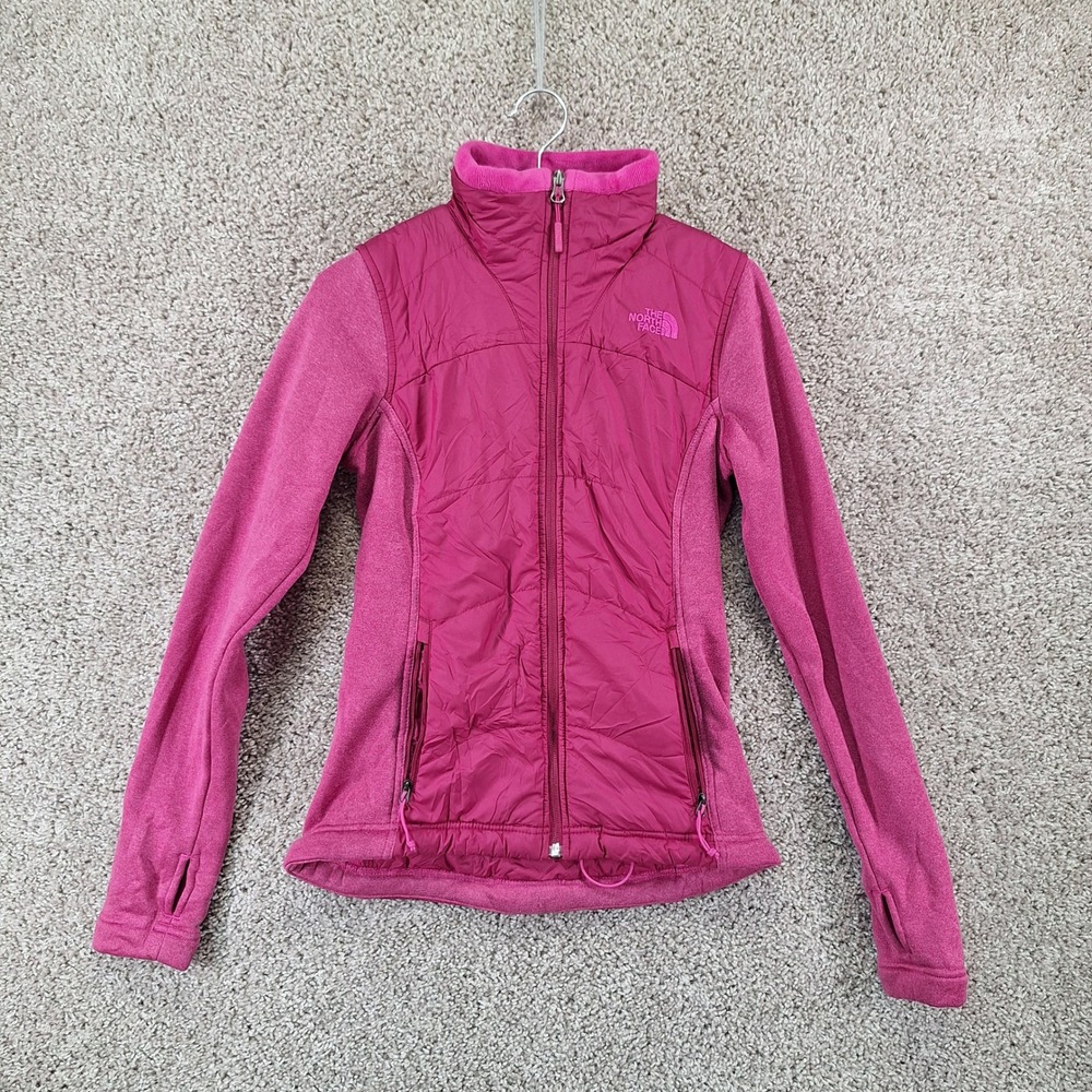 The North Face Jacket Womens XS Pink Mashup Full Zip Fleece Puffer Gorpcore